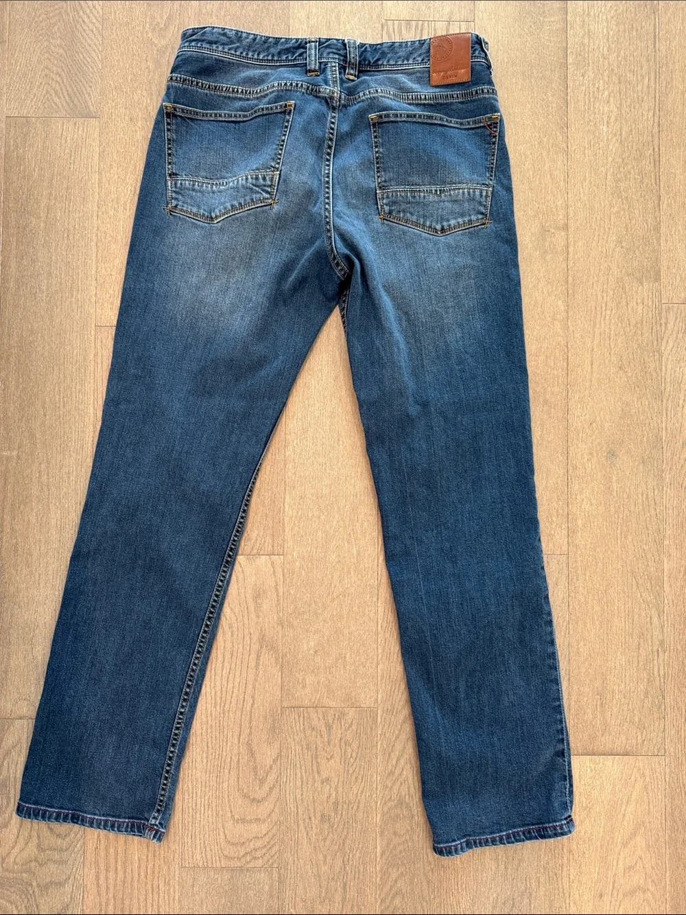 Tommy Bahama Sand Drifter Authentic Blue Denim Jeans Mens 32/32 Straight Leg - Picture 12 of 16